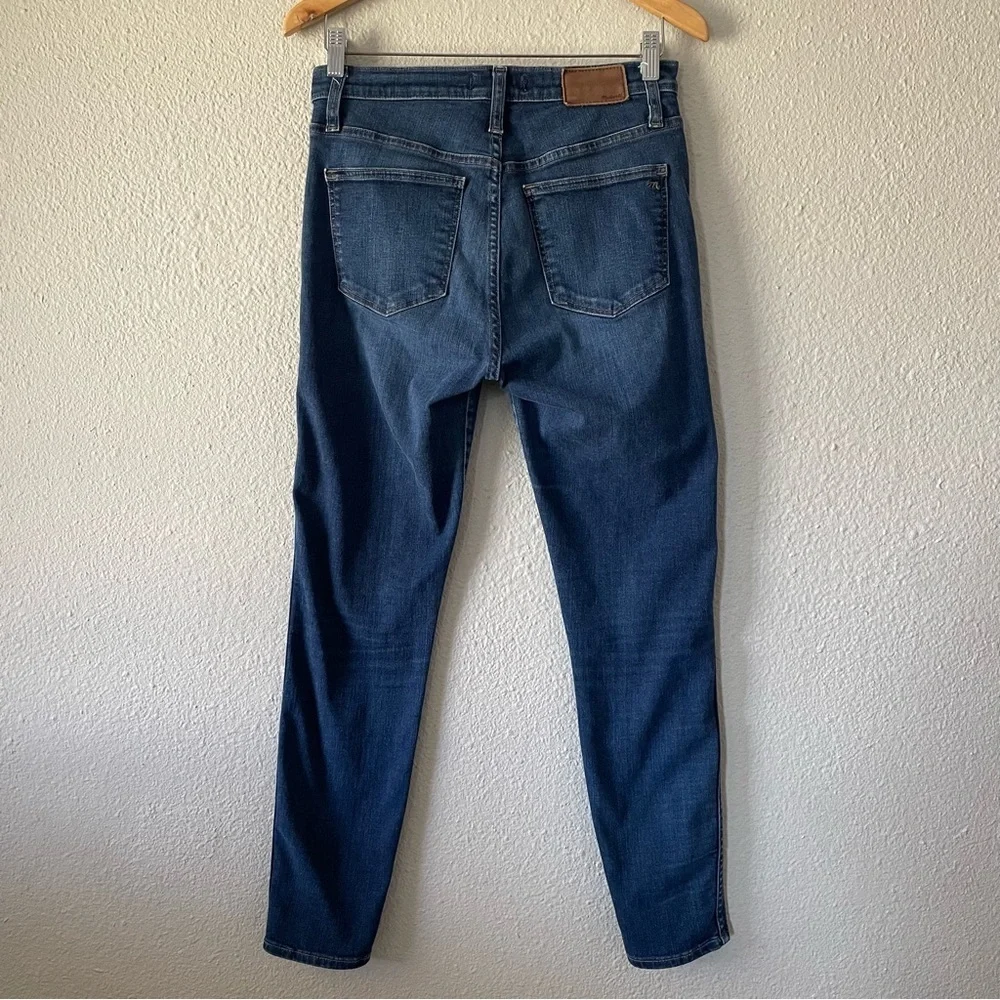 Madewell 10” High Riser Skinny Skinny Jeans Women’s 28 Blue Medium Wash Casual - Picture 7 of 16